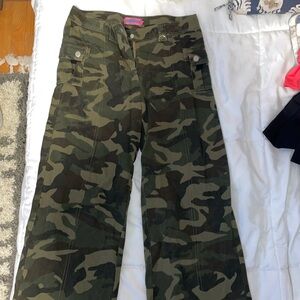 EDIKTED wide leg cameo pants (XS)